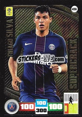 Sticker Thiago Silva - Foot 2016-2017. Adrenalyn Xl n. 456 - Panini
