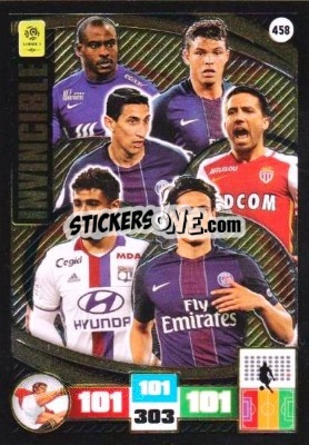 Sticker Vincent Enyeama / Thiago Silva / Ángel Di María / João Moutinho / Nabil Fekir / Edinson Cavani - Foot 2016-2017. Adrenalyn Xl - Panini