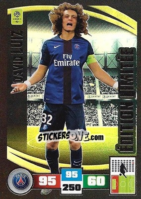 Sticker David Luiz - Foot 2016-2017. Adrenalyn Xl n. LE-DL - Panini