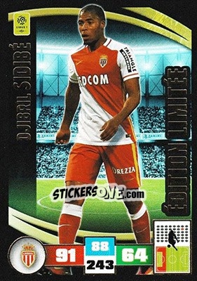 Sticker Djibril Sidibé - Foot 2016-2017. Adrenalyn Xl n. LE-DS - Panini