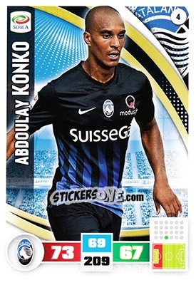 Cromo Abdoulay Konko - Calciatori 2016-2017. Adrenalyn XL - Panini