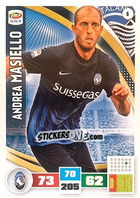 Sticker Andrea Masiello - Calciatori 2016-2017. Adrenalyn XL n. 6 - Panini