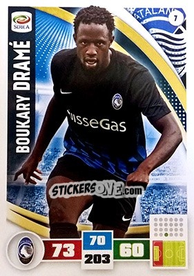 Cromo Boukary Dramé - Calciatori 2016-2017. Adrenalyn XL - Panini