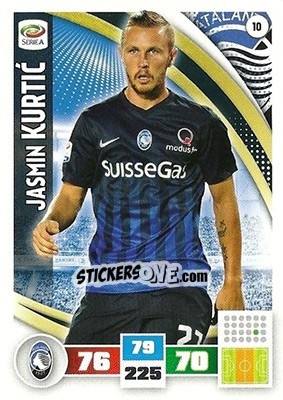 Sticker Jasmin Kurtic - Calciatori 2016-2017. Adrenalyn XL n. 10 - Panini