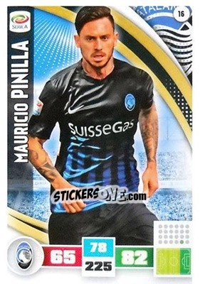 Sticker Mauricio Pinilla - Calciatori 2016-2017. Adrenalyn XL n. 16 - Panini