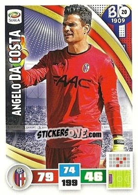 Sticker Angelo da Costa - Calciatori 2016-2017. Adrenalyn XL n. 20 - Panini