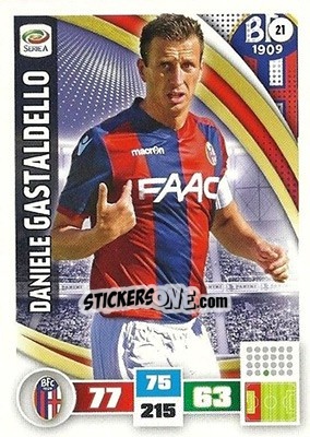 Sticker Daniele Gastaldello - Calciatori 2016-2017. Adrenalyn XL - Panini