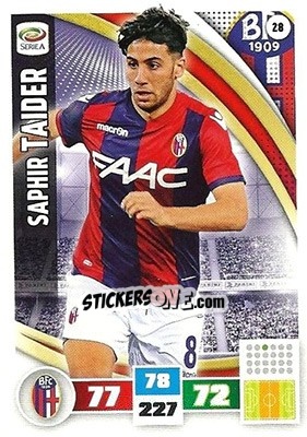 Sticker Saphir Taider - Calciatori 2016-2017. Adrenalyn XL n. 28 - Panini