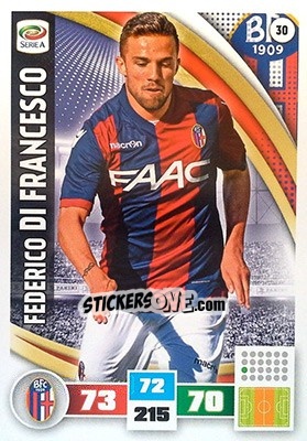 Sticker Federico Di Francesco - Calciatori 2016-2017. Adrenalyn XL n. 30 - Panini