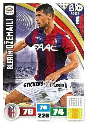 Sticker Blerim Džemaili - Calciatori 2016-2017. Adrenalyn XL n. 33 - Panini