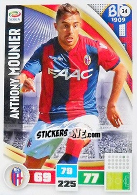 Figurina Anthony Mounier - Calciatori 2016-2017. Adrenalyn XL - Panini