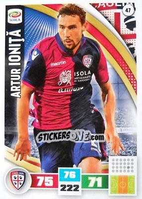 Sticker Artur Ioniță - Calciatori 2016-2017. Adrenalyn XL n. 47 - Panini