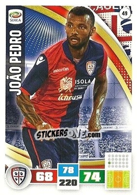 Sticker João Pedro - Calciatori 2016-2017. Adrenalyn XL n. 49 - Panini