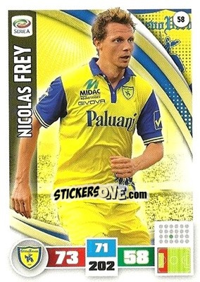 Figurina Nicolas Frey - Calciatori 2016-2017. Adrenalyn XL - Panini