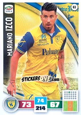 Sticker Mariano Izco - Calciatori 2016-2017. Adrenalyn XL - Panini