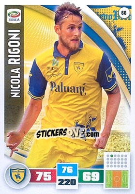 Figurina Nicola Rigoni - Calciatori 2016-2017. Adrenalyn XL - Panini