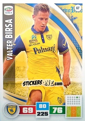Cromo Valter Birsa - Calciatori 2016-2017. Adrenalyn XL n. 67 - Panini