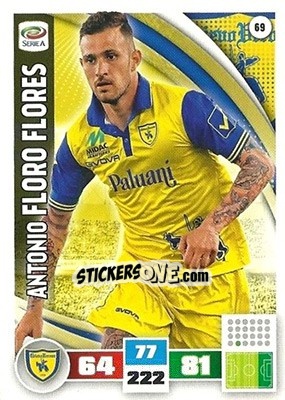 Figurina Antonio Floro Flores - Calciatori 2016-2017. Adrenalyn XL - Panini