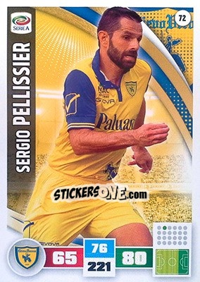 Sticker Sergio Pellissier - Calciatori 2016-2017. Adrenalyn XL - Panini