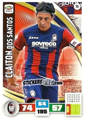 Sticker Claiton dos Santos Machado - Calciatori 2016-2017. Adrenalyn XL - Panini