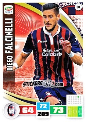 Sticker Diego Falcinelli - Calciatori 2016-2017. Adrenalyn XL n. 88a - Panini