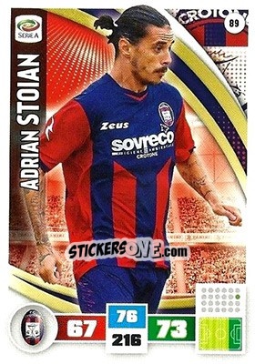 Sticker Adrian Stoian - Calciatori 2016-2017. Adrenalyn XL - Panini