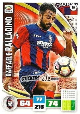 Sticker Raffaele Palladino - Calciatori 2016-2017. Adrenalyn XL n. 90 - Panini