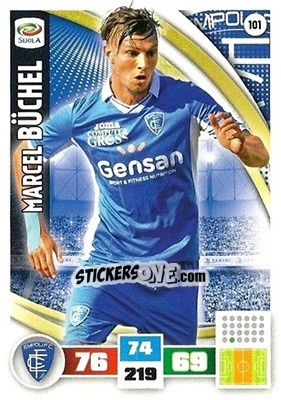 Sticker Marcel Büchel - Calciatori 2016-2017. Adrenalyn XL n. 101 - Panini