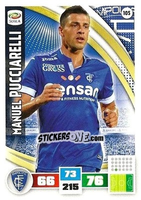 Sticker Manuel Pucciarelli - Calciatori 2016-2017. Adrenalyn XL - Panini
