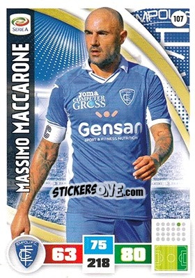 Sticker Massimo Maccarone - Calciatori 2016-2017. Adrenalyn XL - Panini