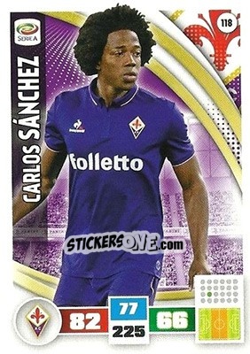 Sticker Carlos Sánchez - Calciatori 2016-2017. Adrenalyn XL n. 118 - Panini