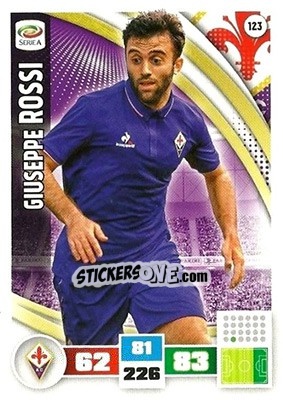 Sticker Giuseppe Rossi - Calciatori 2016-2017. Adrenalyn XL n. 123 - Panini