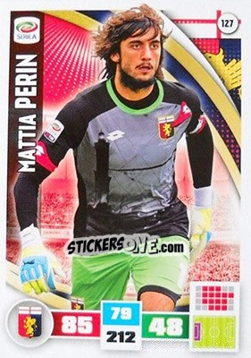 Sticker Mattia Perin - Calciatori 2016-2017. Adrenalyn XL n. 127 - Panini
