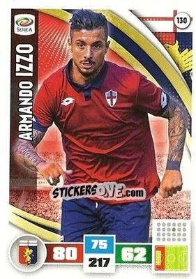 Sticker Armando Izzo - Calciatori 2016-2017. Adrenalyn XL n. 130 - Panini