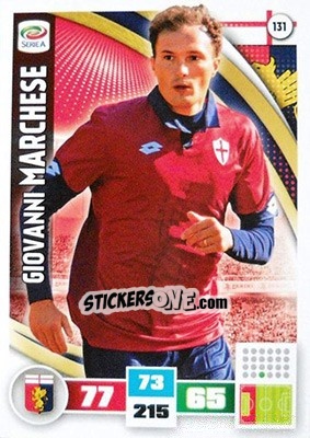 Figurina Giovanni Marchese - Calciatori 2016-2017. Adrenalyn XL - Panini