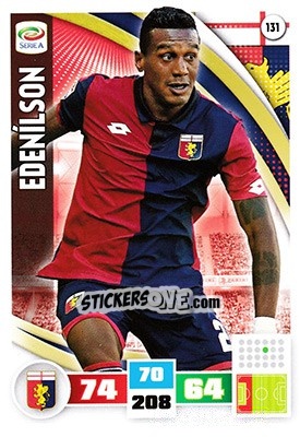 Figurina Edenílson - Calciatori 2016-2017. Adrenalyn XL - Panini