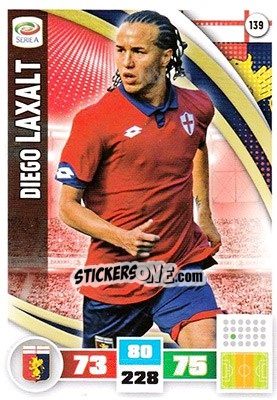 Figurina Diego Laxalt - Calciatori 2016-2017. Adrenalyn XL - Panini