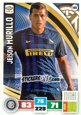 Sticker Jeison Murillo - Calciatori 2016-2017. Adrenalyn XL n. 148 - Panini