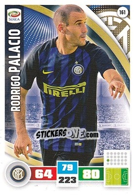Sticker Rodrigo Palacio - Calciatori 2016-2017. Adrenalyn XL n. 161 - Panini