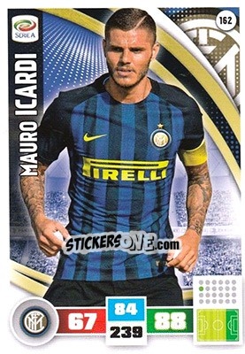 Sticker Mauro Icardi - Calciatori 2016-2017. Adrenalyn XL n. 162 - Panini