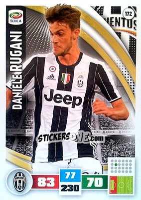 Figurina Daniele Rugani - Calciatori 2016-2017. Adrenalyn XL - Panini