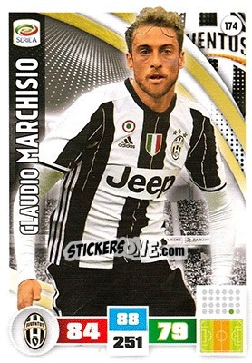 Sticker Claudio Marchisio - Calciatori 2016-2017. Adrenalyn XL - Panini