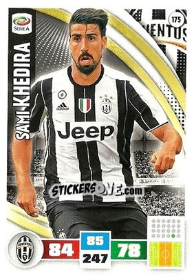 Sticker Sami Khedira - Calciatori 2016-2017. Adrenalyn XL n. 175 - Panini