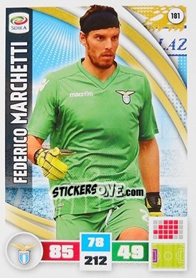 Sticker Federico Marchetti - Calciatori 2016-2017. Adrenalyn XL n. 181 - Panini