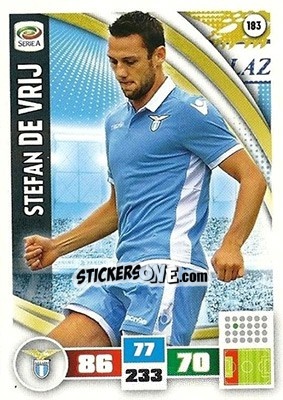 Sticker Stefan de Vrij - Calciatori 2016-2017. Adrenalyn XL n. 183 - Panini
