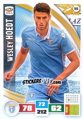 Sticker Wesley Hoedt - Calciatori 2016-2017. Adrenalyn XL n. 185 - Panini