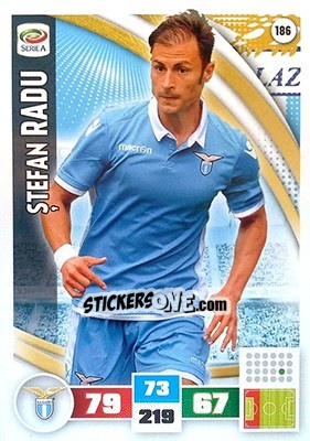 Sticker Ștefan Radu - Calciatori 2016-2017. Adrenalyn XL n. 186 - Panini