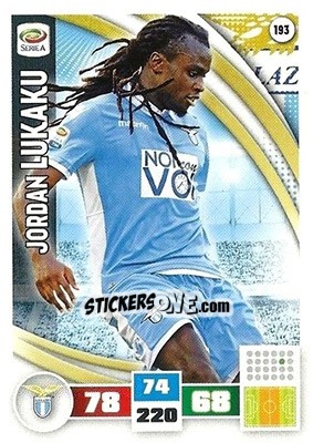 Figurina Jordan Lukaku - Calciatori 2016-2017. Adrenalyn XL - Panini