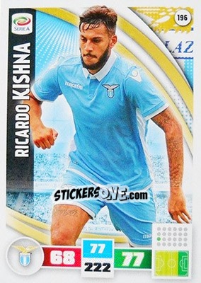 Sticker Ricardo Kishna - Calciatori 2016-2017. Adrenalyn XL - Panini