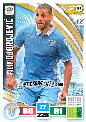 Cromo Filip Djordjevic - Calciatori 2016-2017. Adrenalyn XL n. 198 - Panini